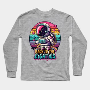 Back to the Eighties Forever 80s Girl Throwback Vintage - Retro Eighties Girl Pop Culture Long Sleeve T-Shirt